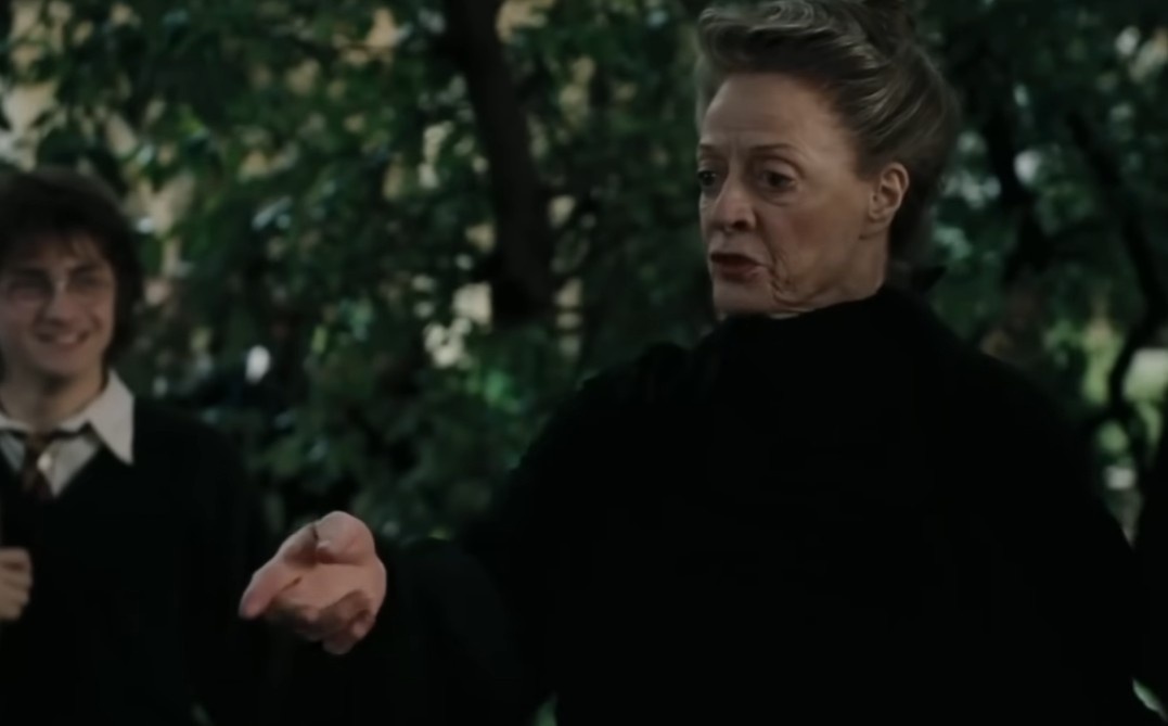 Maggie Smith in harry potter movie