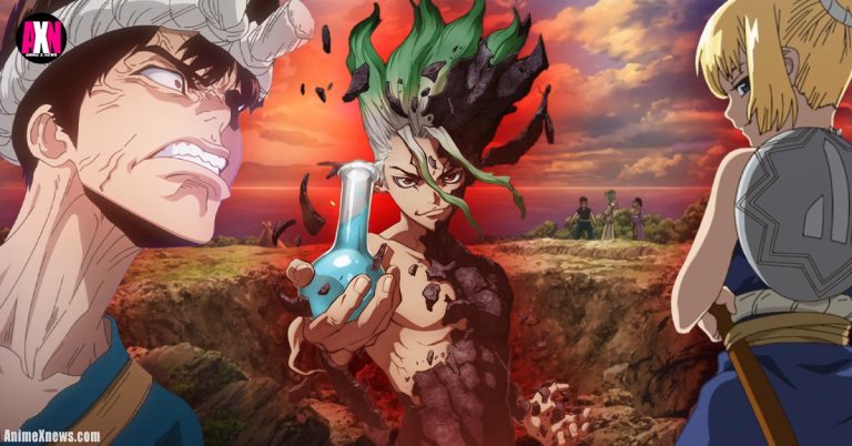 Dr. Stone Season 4 New Key Visual Revealed! Anime to Air in 3 Parts in 2025 7 Dr Stone