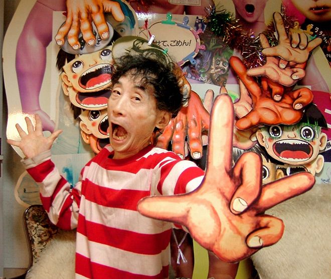 Kazuo Umezu in 2006 (Asahi Shimbun file photo)