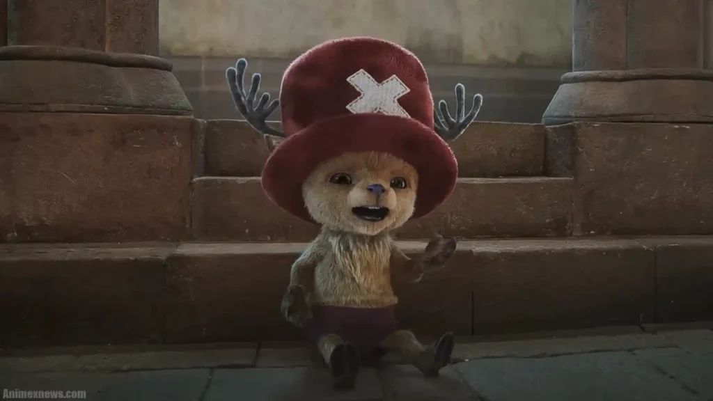 chopper fall down from stairs one piece live action: tony chopper