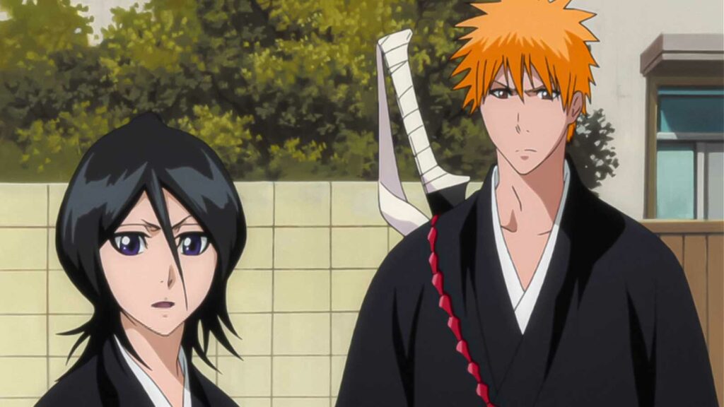 rukia kuchiki and ichigo kurosaki in bleach