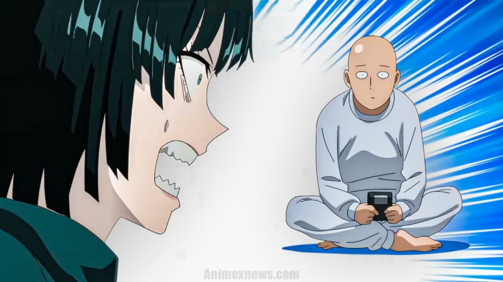 saitama playing game in one punch man season 3