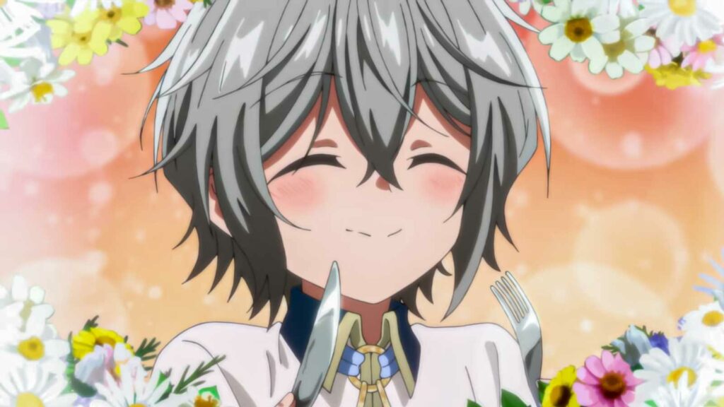 main character of the easygoing lords fun territory defense eating food